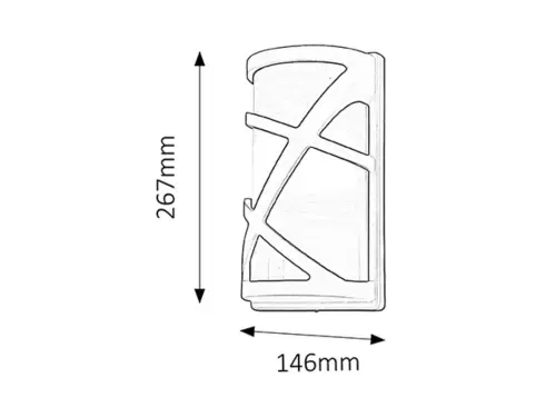 Záhradné svietidlo Rabalux 8767 1x40W E27 230V IP54